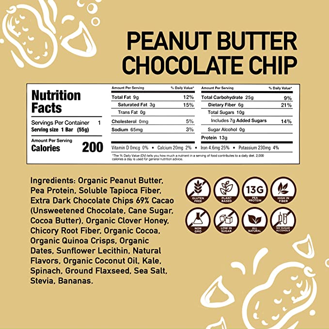 Peanut Butter Chocolate Chip; 12ct Box