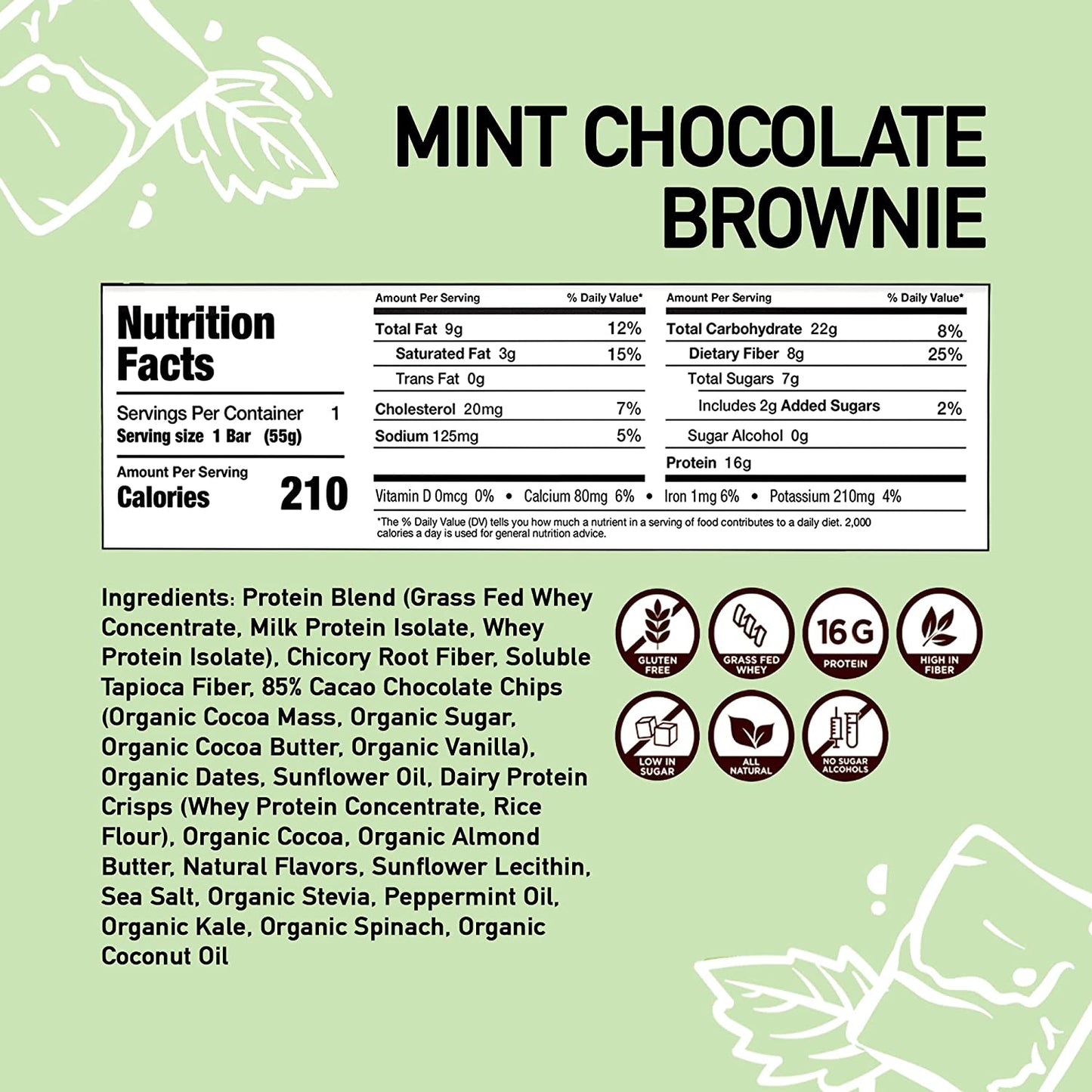 Mint Chocolate Brownie; 12ct Box